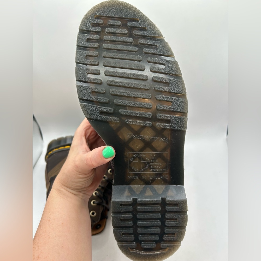 NEW RARE Dr Martens Pascal 1460 Camo combat boots Lace Up 8 Eye MADE IN ENGLAND - Picture 11 of 13
